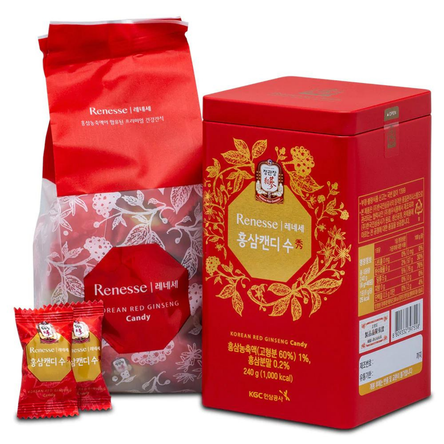 KẸO HỒNG SÂM RENESSE KGC
